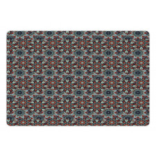 Vintage Floral Folk Pet Mat