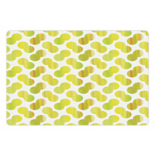 Watercolor Dots Pet Mat