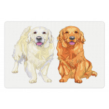 Smiling Dogs Pet Mat