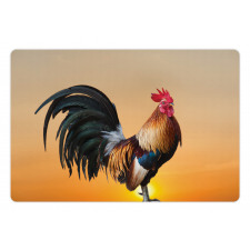 Farm Animal Sunrise Pet Mat