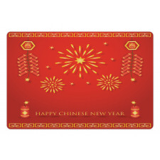 Lunar Oriental Festival Pet Mat