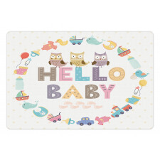 Hello Baby Owls Pet Mat