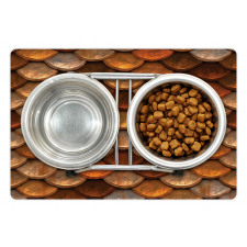 Medieval Scale Pattern Pet Mat