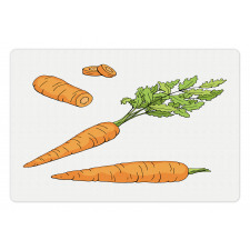 Carrot Pattern Pet Mat