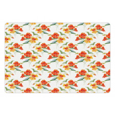 Nasturtium Flowers Pet Mat