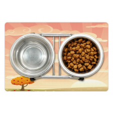 Lonely Tree Rural Field Pet Mat