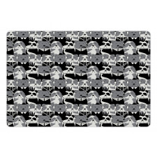 Gentlemen Punk Animals Pet Mat