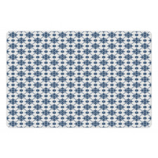 Rhombuses and Flowers Pet Mat