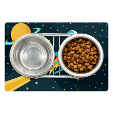 Boy on a Rocket Adventure Pet Mat