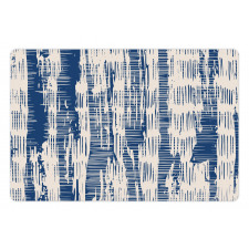 Abstract Stripy Grunge Pet Mat