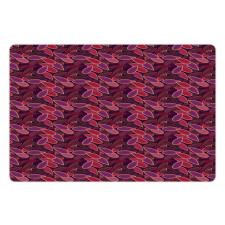 Abstract Leaves Foliage Pet Mat