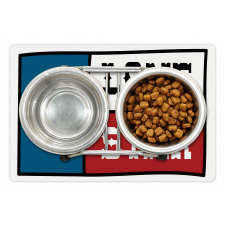 State Flag Design Pet Mat