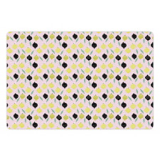 Crocked Line Lemons Pet Mat