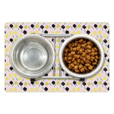 Crocked Line Lemons Pet Mat