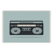 1980s Boombox Image Pet Mat