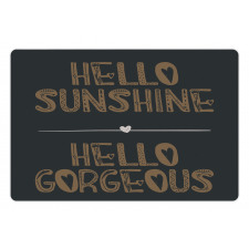 Hello Sunshine Pet Mat