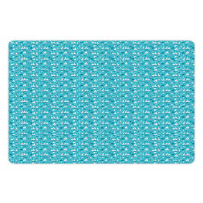 Turtles and Sea Horses Pet Mat