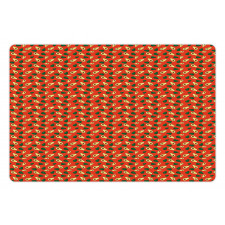 Half Piece Pattern Pet Mat