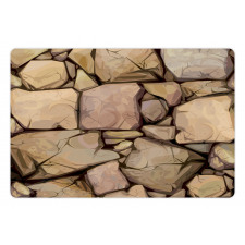 Cottage Stone Wall Pet Mat