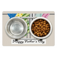 Colorful Dad Ties Theme Pet Mat