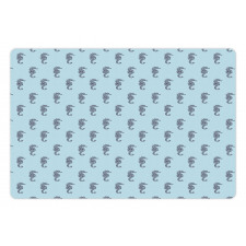 Tropical Aquatic Theme Pet Mat