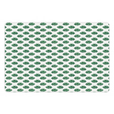 Evergreen Monstera Leaf Pet Mat