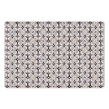 Doodle Jasmine Petals Pet Mat