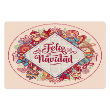 Feliz Navidad Christmas Pet Mat