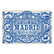 Madrid Calligraphy Tile Pet Mat