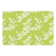 Fresh Green Springtime Pet Mat