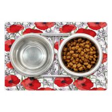 Rural Garden in Blossom Pet Mat