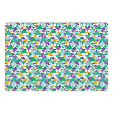 Triangles Mardi Grass Pet Mat