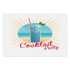 Beach Cocktail Party Pet Mat