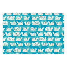 Cartoon Snails Leaves Pet Mat