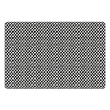 Checkered Abstract Style Pet Mat