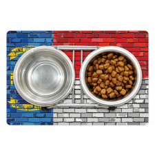 North Carolina Brick Wall Pet Mat