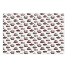 Delicious Desserts Food Pet Mat