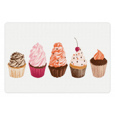 Cakes with Frosting Topping Pet Mat