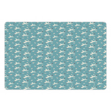 Flying Storks Babies Pet Mat