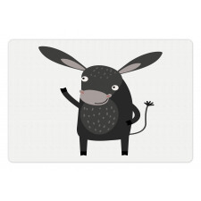 Happy Donkey with a Smile Pet Mat