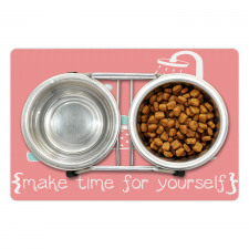 Tub with Inspirational Saying Pet Mat