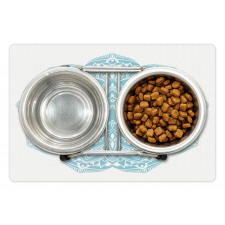 Oriental Round Motif Pet Mat