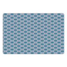 Rhombus Dots Floral Pet Mat