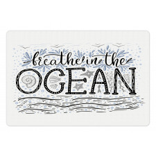 Breathe in the Ocean Pet Mat