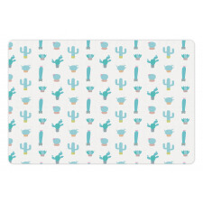 Cactus Life Turquoise Hues Pet Mat