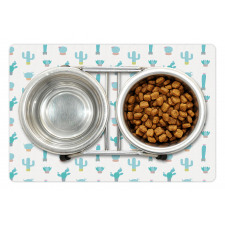 Cactus Life Turquoise Hues Pet Mat