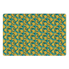 Retro Style Hawaiian Farm Pet Mat