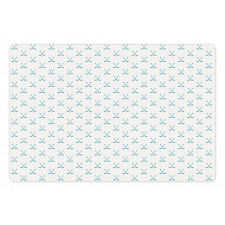 Clubs Sticks Graphic Pattern Pet Mat