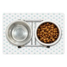 Clubs Sticks Graphic Pattern Pet Mat