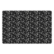 Swirls Leaves Foliage Pet Mat